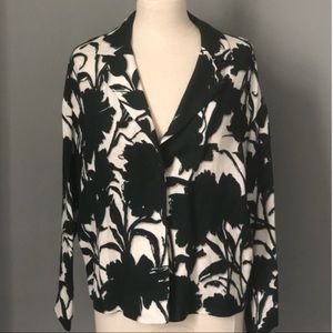 Prada Floral Lightweight Front button Blazer
